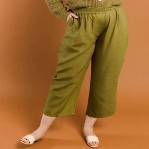 Tradlands Paloma Pants Olive Green XL